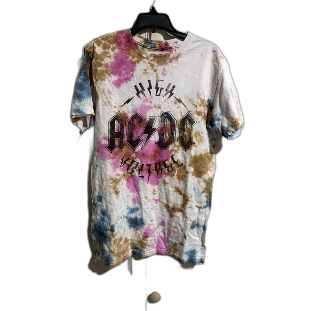 AC/DC Voltage Tie Dye T-Shirt - Size Small
